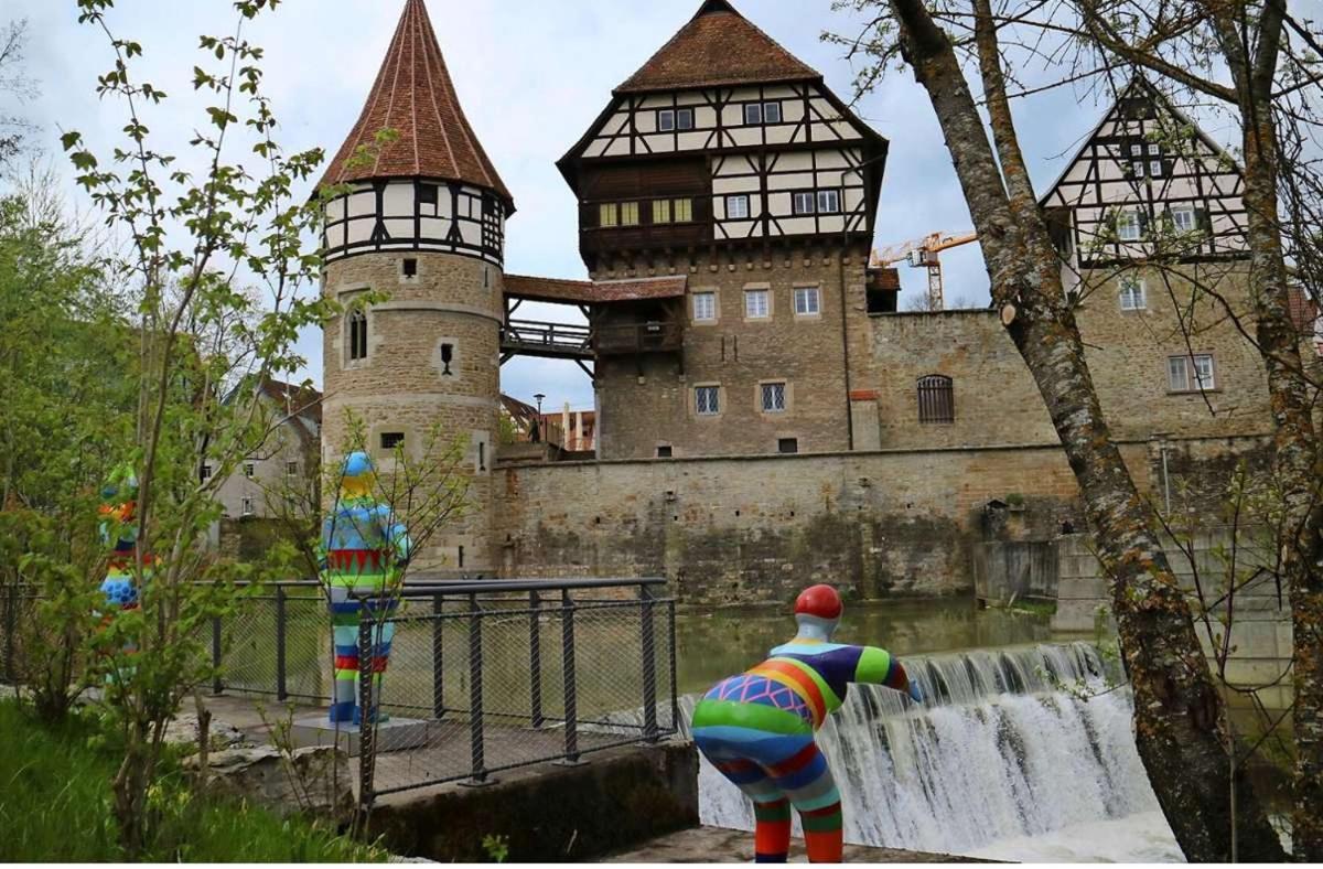 Schlafzimmer 1 Mit Top Aussicht Ueber Weilstetten Balingen Buitenkant foto